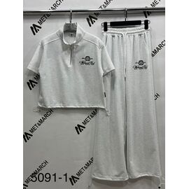 Костюм спортивний жіночий теплий 5091-1 l.grey р.S-XL "Met&March" недорого оптом від прямого постачальника