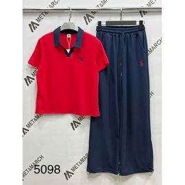 Костюм спортивний жіночий 5098 red р.S-XL "Met&March" недорого оптом від прямого постачальника