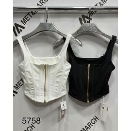 Топ жіночий 5758 black р.S-L "Met&March" недорого оптом від прямого постачальника