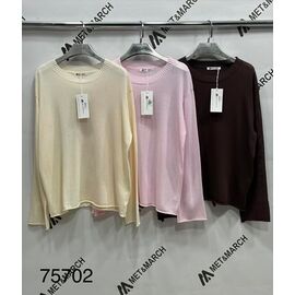 Светр жіночий 75702 brown р.one size "Met&March" недорого оптом від прямого постачальника
