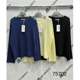 Светр жіночий 75702 yellow р.one size "Met&March" недорого оптом від прямого постачальника