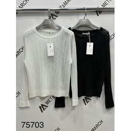 Светр жіночий 75703 black р.one size "Met&March" недорого оптом від прямого постачальника