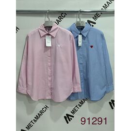 Сорочка жіноча 91291 pink р.S-L "Met&March" недорого оптом від прямого постачальника