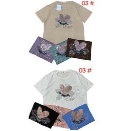 футболка жіноча 03 mix р.52-56 "Katty" недорого оптом від прямого постачальника