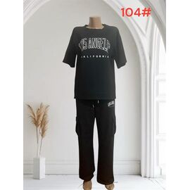 Костюм жіночий 104-2 black р.M-XL "Katty" недорого оптом від прямого постачальника