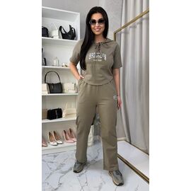 Костюм жіночий 106-2 khaki р.M-XL "Katty" недорого оптом від прямого постачальника