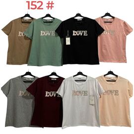 футболка жіноча 152 mix р.46-50 "Katty" недорого оптом від прямого постачальника