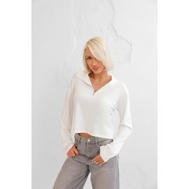 Светр жіночий 7337 white р.M-XL "Katty" недорого оптом від прямого постачальника