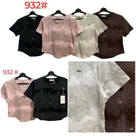 футболка жіноча 932 mix р.42-48 "Katty" недорого оптом від прямого постачальника