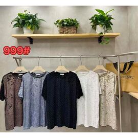 футболка жіноча 999 mix р.52-56 "Katty" недорого оптом від прямого постачальника