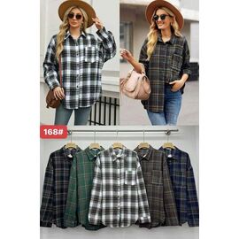 Сорочка жіноча 168 mix р.50-52 "FLORA" недорого оптом від прямого постачальника