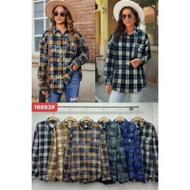 Сорочка жіноча 16893 mix р.50-52 "FLORA" недорого оптом від прямого постачальника