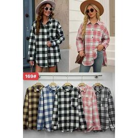 Сорочка жіноча 169 mix р.50-52 "FLORA" недорого оптом від прямого постачальника