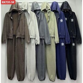 Костюм жіночий 731-1 blue р.M-XL "FLORA" недорого оптом від прямого постачальника