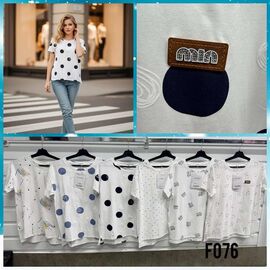 футболка жіноча F076 mix р.one size "FLORA" недорого оптом від прямого постачальника