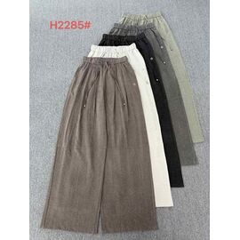 Жіночі штани H2285 black р.M-XL "FLORA" недорого оптом від прямого постачальника