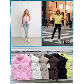 Жилетка жіноча JL662 beige р.M-XL "FLORA" недорого оптом від прямого постачальника