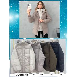 Жилетка жіноча KX2926B-15 l.beige р.50-58 "FLORA" недорого оптом від прямого постачальника