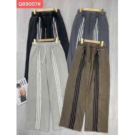 Жіночі штани Q89007 brown р.46-50 "FLORA" недорого оптом від прямого постачальника