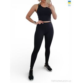 Фотография Лосинсы женские Весна/осень 5311 чорний (4 шт. р.сетка S-XL) "Sport style" недорого оптом от прямого поставщика