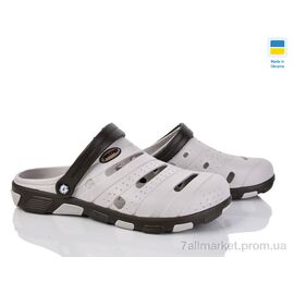 Фотография Кроксы мужские легкие Лето Форсаж бежево-коричневий (8 пар р.40-45) "Inblue" недорого оптом от прямого поставщика