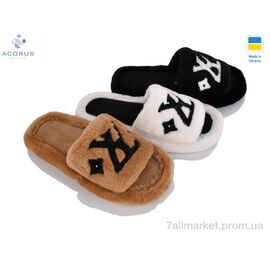 Фотография Тапки женские для дома Весна/осень 5011 mix (12 пар р.36-41) "Acorus" недорого оптом от прямого поставщика