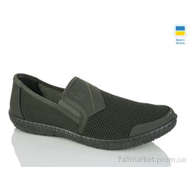 Фотография Слипоны мужские модные Лето М81 хакі (6 пар р.41-45) "Крок" недорого оптом от прямого поставщика