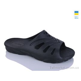 Фотография Шлепки мужские пляжные Лето Сітроен н чорний (8 пар р.41-45) "Крок" недорого оптом от прямого поставщика