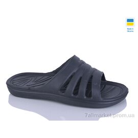 Фотография Шлепки мужские пляжные Лето Паяс краб сірий (8 пар р.41-45) "Крок" недорого оптом от прямого поставщика