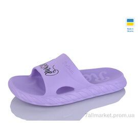 Фотография Шлепки женские облегченные Лето DS68 св.бузковий (8 пар р.36-41) "Крок" недорого оптом от прямого поставщика