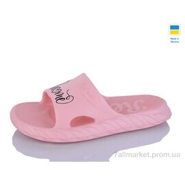 Фотография Шлепки женские облегченные Лето DS68 персиковий (8 пар р.36-41) "Крок" недорого оптом от прямого поставщика