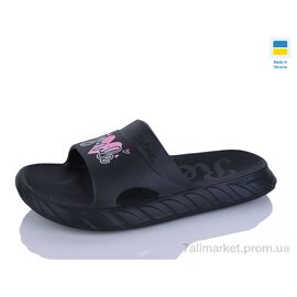 Фотография Шлепки женские облегченные Лето DS68 чорний (8 пар р.36-41) "Крок" недорого оптом от прямого поставщика