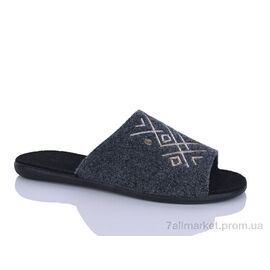 Фотография Тапки мужские домашние Весна/осень 730-3  сірий (6 пар р.41-45) "Inblue" недорого оптом от прямого поставщика