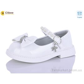 Фотография Туфли детские удобные Весна/осень DB663-2 white (6 пар р.26-30) "Clibee-Apawwa" недорого оптом от прямого поставщика