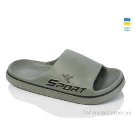 Фотография Шлепки мужские пляжные Лето N403 хакі (8 пар р.41-46) "Lot Shoes" недорого оптом от прямого поставщика
