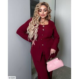 Костюм двійка жіночий великі розміри р.48-50;52-54;56-58 (3кол.) "VLADA" купити недорого від прямого постачальника