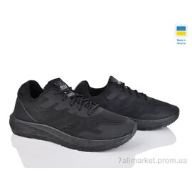 Фотография Кроссовки мужские модные Весна/осень Крок К255 чорний (10 пар р.41-45) "Vladimir" недорого оптом от прямого поставщика