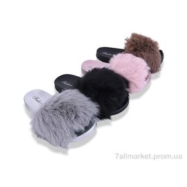 Фотография Тапки женские для дома Весна/осень Y21 mix (12 пар р.36-41) "Optstok" недорого оптом от прямого поставщика