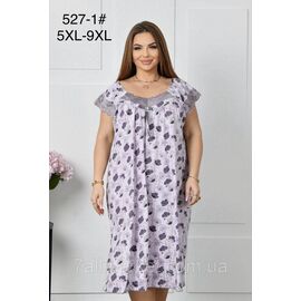 Нічна сорочка жіноча супербатал розміри 5XL-9XL "FLOWER" купити недорого від прямого постачальника