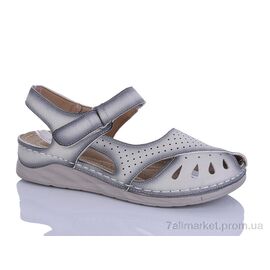 Фотография Босоножки женские летние Лето K123-2 (8 пар р.37-42) "Leguzaza" недорого оптом от прямого поставщика