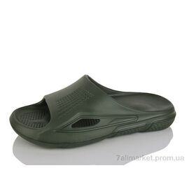 Фотография Шлепки мужские пляжные Лето П43 хакі (6 пар р.40-45) "Inblue" недорого оптом от прямого поставщика