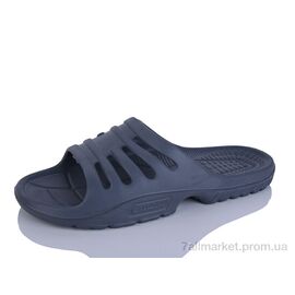 Фотография Шлепки мужские пляжные Лето П01 сірий (8 пар р.40-45) "Inblue" недорого оптом от прямого поставщика