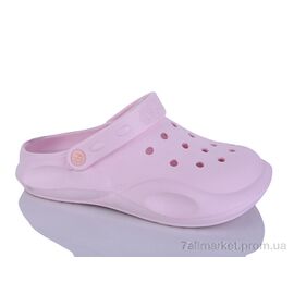 Фотография Кроксы женские летние Лето Сабо 10 рожевий (12 пар р.37-41) "Inblue" недорого оптом от прямого поставщика