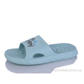 Фотография Шлепки женские облегченные Лето DS68 зелений (8 пар р.36-41) "Inblue" недорого оптом от прямого поставщика