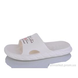 Фотография Шлепки женские облегченные Лето DS68 молочний (8 пар р.36-41) "Inblue" недорого оптом от прямого поставщика
