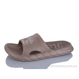 Фотография Шлепки женские облегченные Лето DS68 коричневий (8 пар р.36-41) "Inblue" недорого оптом от прямого поставщика