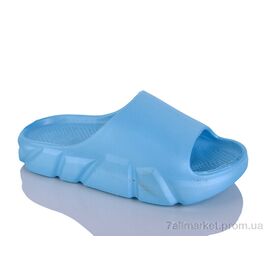 Фотография Шлепки детские летние Лето ППЖ11 бірюза (8 пар р.30-37) "Inblue" недорого оптом от прямого поставщика