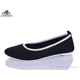 Фотография Балетки женские удобные Лето 0277 black (12 пар р.36-41) "Jibukang" недорого оптом от прямого поставщика