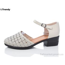 Фотография Туфли женские стильные Лето W0265-3 (8 пар р.36-41) "Trendy" недорого оптом от прямого поставщика