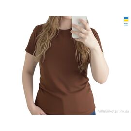 Футболка жіноча Літо 9 шоколадний (4 шт. р.сітка42-48) "Margo" недорого оптом від прямого постачальника